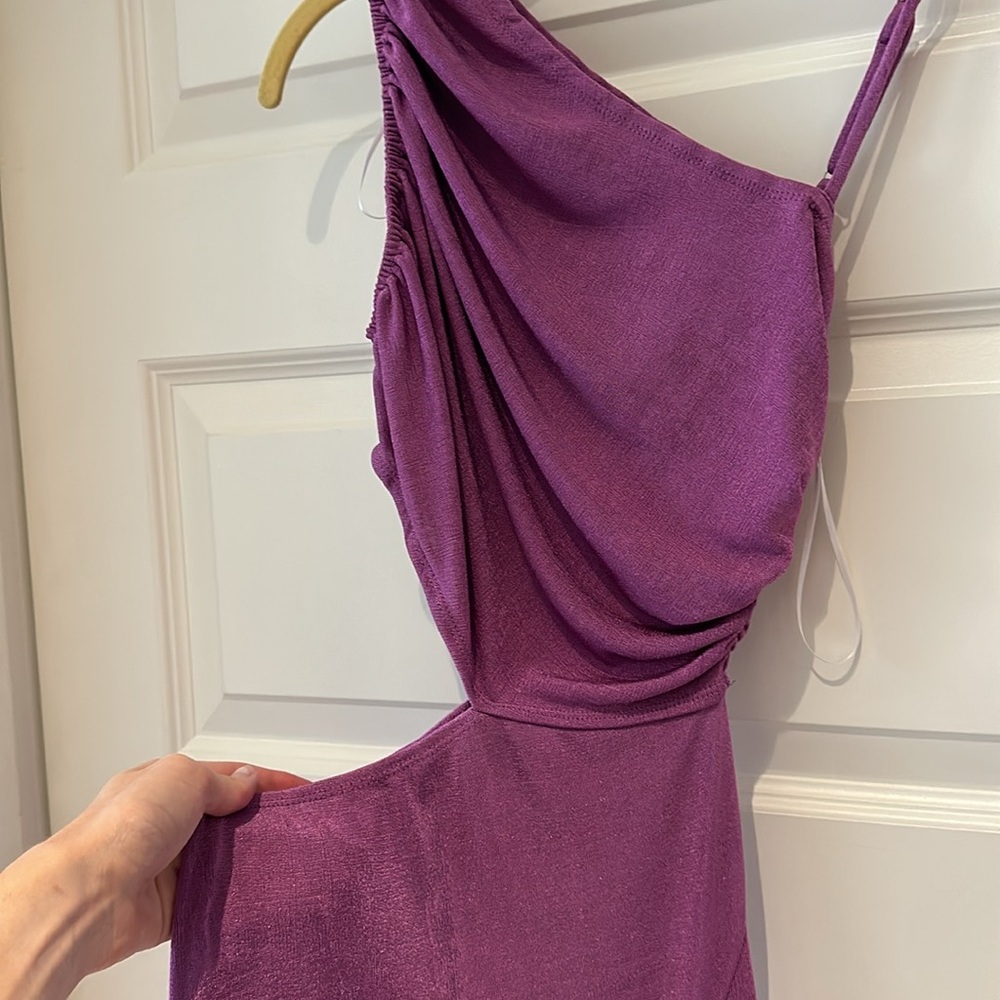 Hello Molly Block It Out Midi Dress Purple - Picture 7 of 7
